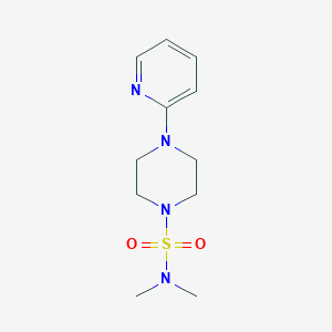 molecular formula C11H18N4O2S B503038 N,N-dimethyl-4-(2-pyridinyl)-1-piperazinesulfonamide CAS No. 339008-97-8