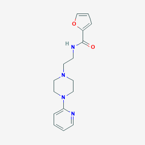 molecular formula C16H20N4O2 B503063 N-{2-[4-(2-pyridinyl)-1-piperazinyl]ethyl}-2-furamide CAS No. 942033-92-3