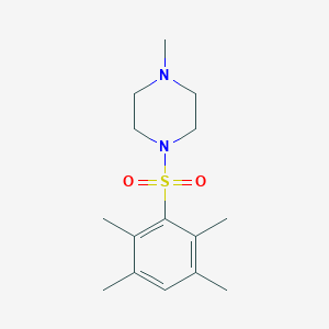 B503085 1-Methyl-4-[(2,3,5,6-tetramethylphenyl)sulfonyl]piperazine CAS No. 496013-64-0