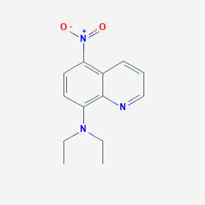 molecular formula C13H15N3O2 B5030951 N,N-diethyl-5-nitroquinolin-8-amine 