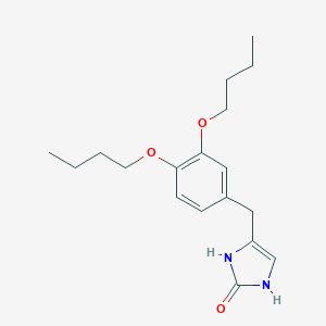 4-[(3,4-Dibutoxyphenyl)methyl]-1,3-dihydroimidazol-2-one