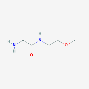 molecular formula C5H12N2O2 B503150 2-amino-N-(2-methoxyethyl)acetamide CAS No. 86150-26-7