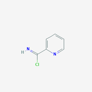 molecular formula C6H5ClN2 B050321 Pyridine-2-carboximidoyl chloride CAS No. 117701-62-9