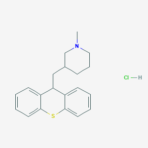 molecular formula C20H24ClNS B050323 Metixene hydrochloride CAS No. 1553-34-0