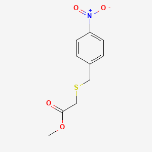 molecular formula C10H11NO4S B5032640 Methyl 2-[(4-nitrophenyl)methylsulfanyl]acetate CAS No. 6625-36-1