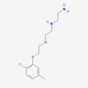molecular formula C13H21ClN2O2 B5032664 N'-[2-[2-(2-chloro-5-methylphenoxy)ethoxy]ethyl]ethane-1,2-diamine 