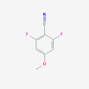 molecular formula C8H5F2NO B050328 2,6-Difluoro-4-methoxybenzonitrile CAS No. 123843-66-3