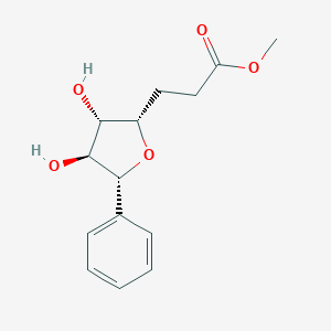 methyl 3-[(2S,3S,4S,5R)-3,4-dihydroxy-5-phenyloxolan-2-yl]propanoate