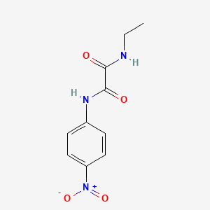 molecular formula C10H11N3O4 B5033316 N-ethyl-N'-(4-nitrophenyl)ethanediamide 