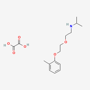 molecular formula C16H25NO6 B5033404 N-[2-[2-(2-methylphenoxy)ethoxy]ethyl]propan-2-amine;oxalic acid 