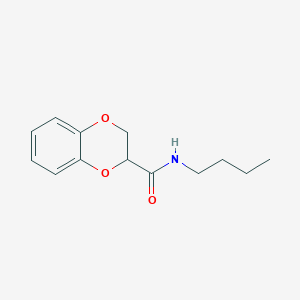 molecular formula C13H17NO3 B5033408 N-butyl-2,3-dihydro-1,4-benzodioxine-2-carboxamide 