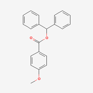 molecular formula C21H18O3 B5033625 benzhydryl 4-methoxybenzoate CAS No. 53914-68-4