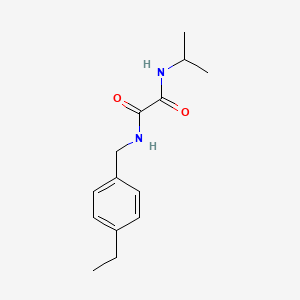 molecular formula C14H20N2O2 B5033785 N-(4-ethylbenzyl)-N'-isopropylethanediamide 