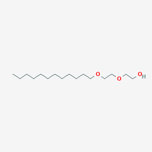 molecular formula C16H34O3 B050339 Diethylene glycol monododecyl ether CAS No. 3055-93-4