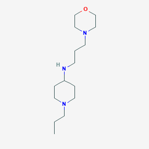 molecular formula C15H31N3O B5033936 N-[3-(4-morpholinyl)propyl]-1-propyl-4-piperidinamine 