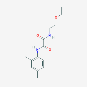 molecular formula C14H18N2O3 B5034099 N'-(2,4-dimethylphenyl)-N-(2-ethenoxyethyl)oxamide 