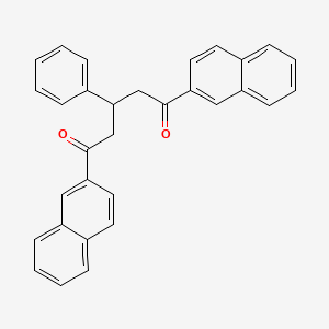 molecular formula C31H24O2 B5034110 1,5-Dinaphthalen-2-yl-3-phenylpentane-1,5-dione 