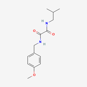 molecular formula C14H20N2O3 B5034125 N-isobutyl-N'-(4-methoxybenzyl)ethanediamide 