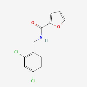 molecular formula C12H9Cl2NO2 B5034357 N-[(2,4-dichlorophenyl)methyl]furan-2-carboxamide 