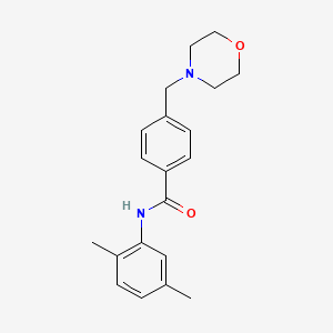 molecular formula C20H24N2O2 B5034543 N-(2,5-dimethylphenyl)-4-(4-morpholinylmethyl)benzamide 