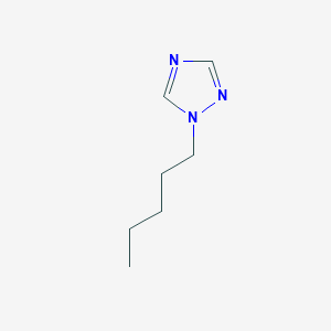 molecular formula C7H13N3 B050349 1-pentyl-1H-1,2,4-triazole CAS No. 118227-36-4