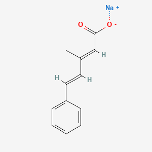 molecular formula C12H11NaO2 B5035176 sodium;(2E,4E)-3-methyl-5-phenylpenta-2,4-dienoate 