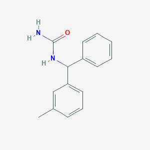 molecular formula C15H16N2O B5035476 m-Methylbenzhydrylurea 