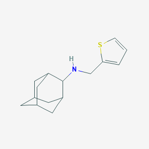 molecular formula C15H21NS B503588 N-(thiophen-2-ylmethyl)adamantan-2-amine 