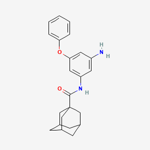 molecular formula C23H26N2O2 B5036071 N-(3-amino-5-phenoxyphenyl)adamantane-1-carboxamide 