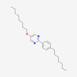 2-(4-Heptylphenyl)-5-octoxypyrimidine
