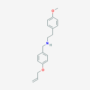 molecular formula C19H23NO2 B503676 N-[4-(allyloxy)benzyl]-N-[2-(4-methoxyphenyl)ethyl]amine, AldrichCPR 