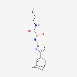 molecular formula C19H27N3O2S B5036884 N~1~-[4-(1-adamantyl)-1,3-thiazol-2-yl]-N~2~-butylethanediamide 