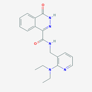 molecular formula C19H21N5O2 B5037101 N-[[2-(diethylamino)pyridin-3-yl]methyl]-4-oxo-3H-phthalazine-1-carboxamide 