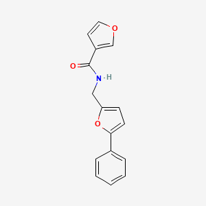molecular formula C16H13NO3 B5037141 N-[(5-phenylfuran-2-yl)methyl]furan-3-carboxamide 