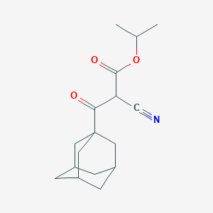 molecular formula C17H23NO3 B5037561 Isopropyl (adamantane-1-carbonyl)cyanoacetate 