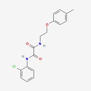 molecular formula C17H17ClN2O3 B5037698 N'-(2-chlorophenyl)-N-[2-(4-methylphenoxy)ethyl]oxamide 