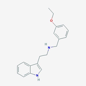 molecular formula C19H22N2O B503798 N-(3-ethoxybenzyl)-2-(1H-indol-3-yl)ethanamine 
