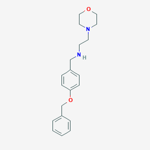 molecular formula C20H26N2O2 B503806 N-[4-(benzyloxy)benzyl]-2-(morpholin-4-yl)ethanamine 