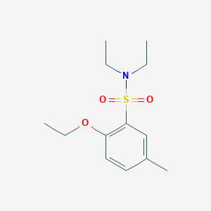 molecular formula C13H21NO3S B5038593 [(2-Ethoxy-5-methylphenyl)sulfonyl]diethylamine 