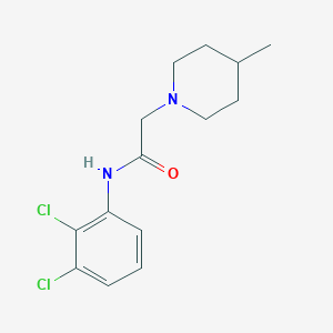 molecular formula C14H18Cl2N2O B5038719 N-(2,3-dichlorophenyl)-2-(4-methylpiperidin-1-yl)acetamide 