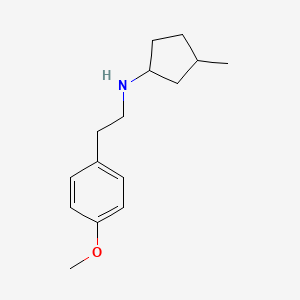 molecular formula C15H23NO B5039044 N-[2-(4-methoxyphenyl)ethyl]-3-methylcyclopentan-1-amine 