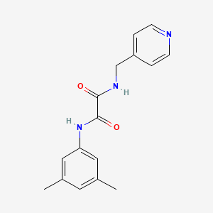 molecular formula C16H17N3O2 B5039142 N'-(3,5-dimethylphenyl)-N-(pyridin-4-ylmethyl)oxamide 