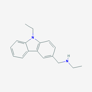 molecular formula C17H20N2 B503925 N-ethyl-N-[(9-ethyl-9H-carbazol-3-yl)methyl]amine 