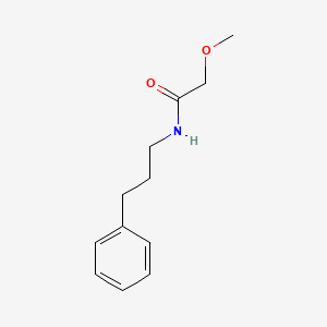 2-methoxy-N-(3-phenylpropyl)acetamide