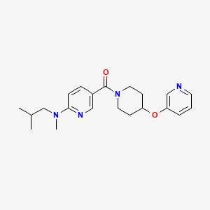 N-isobutyl-N-methyl-5-{[4-(3-pyridinyloxy)-1-piperidinyl]carbonyl}-2-pyridinamine