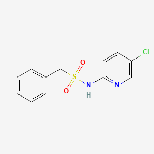 N-(5-chloro-2-pyridinyl)-1-phenylmethanesulfonamide