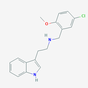 molecular formula C18H19ClN2O B503944 N-(5-chloro-2-methoxybenzyl)-2-(1H-indol-3-yl)ethanamine 