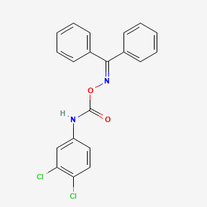 molecular formula C20H14Cl2N2O2 B5039769 (benzhydrylideneamino) N-(3,4-dichlorophenyl)carbamate 