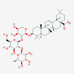 molecular formula C₄₇H₇₆O₁₆ B050399 Raddeanin A CAS No. 89412-79-3