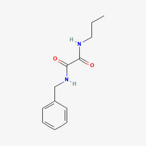 molecular formula C12H16N2O2 B5040081 N-benzyl-N'-propylethanediamide 